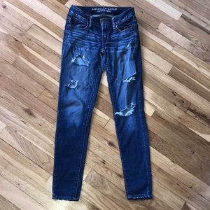 Dark wash denim American Eagle jeans